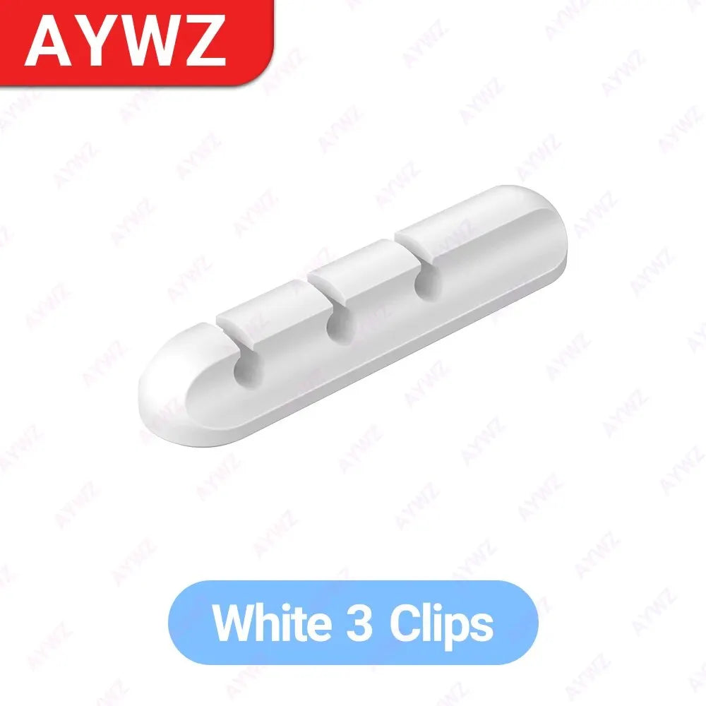 Universele Kabelclips – Voor Opladers, USB’s en Audiokabels