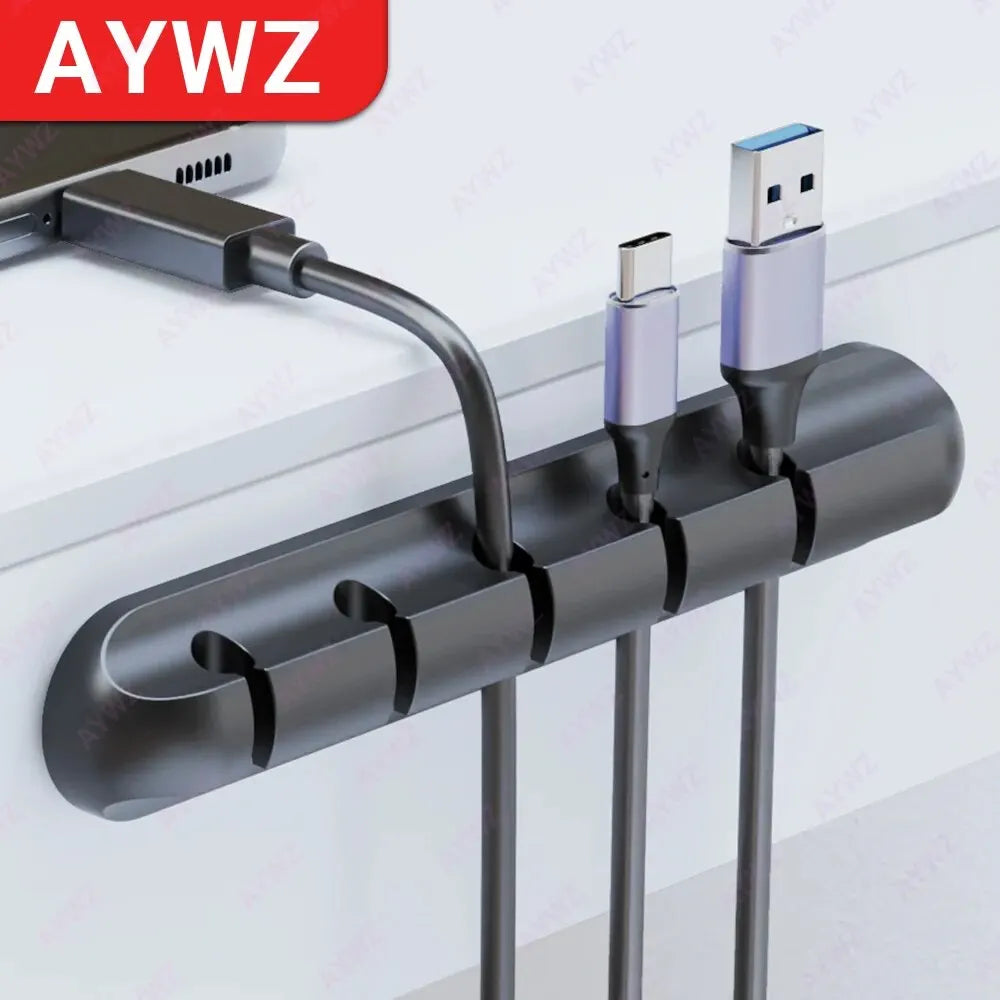 Universele Kabelclips cable organizer black
