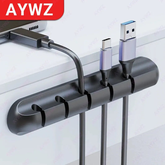 Universele Kabelclips cable organizer black
