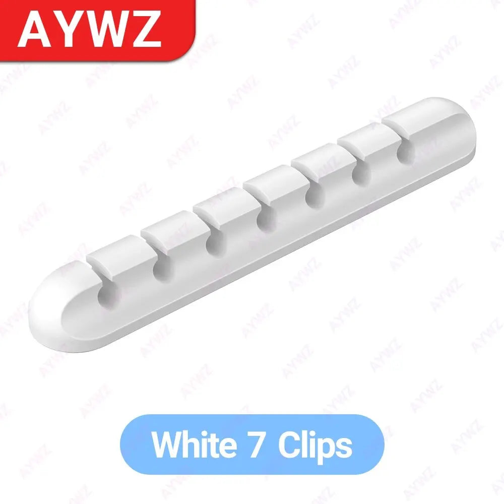 Universele Kabelclips – Voor Opladers, USB’s en Audiokabels