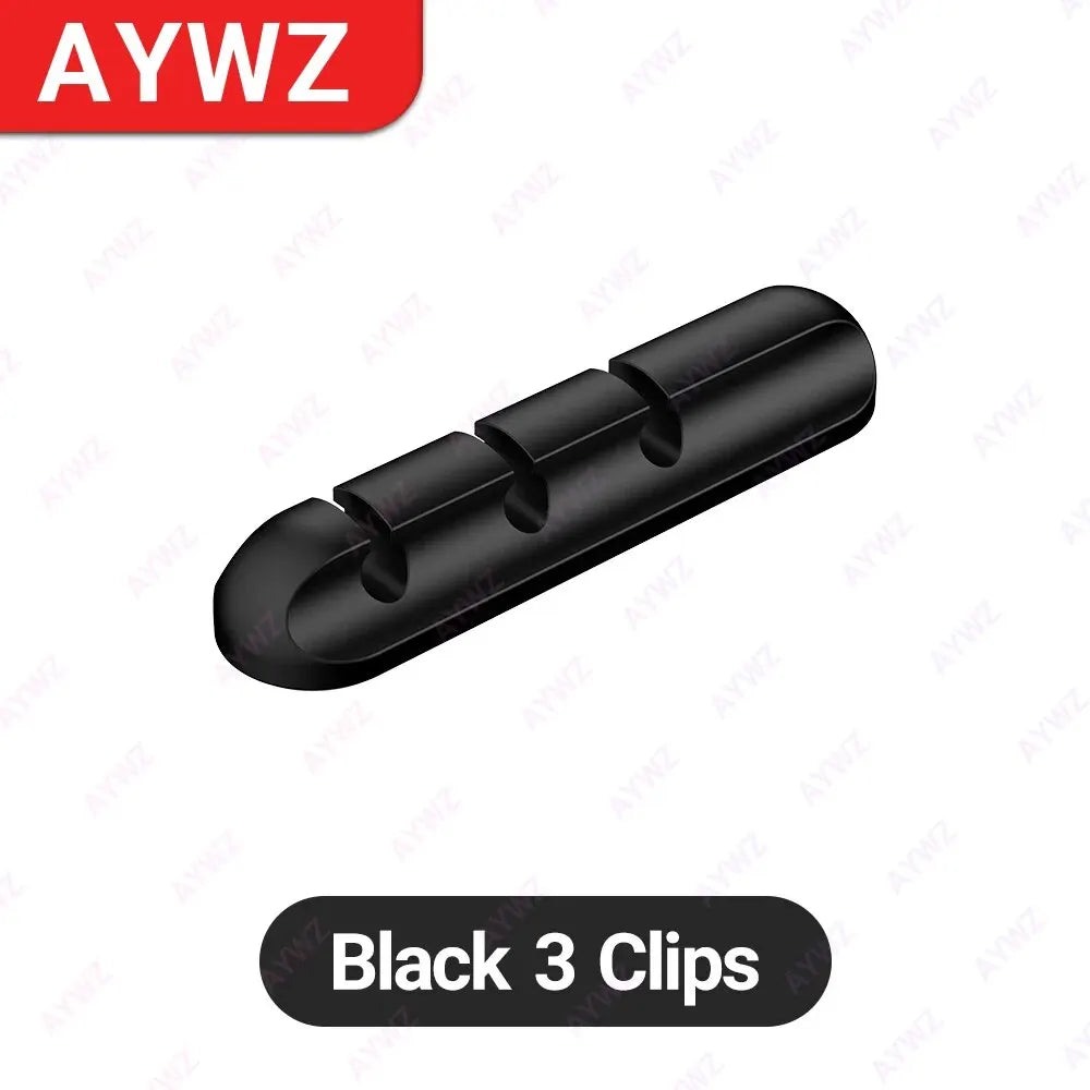 Universele Kabelclips – Voor Opladers, USB’s en Audiokabels