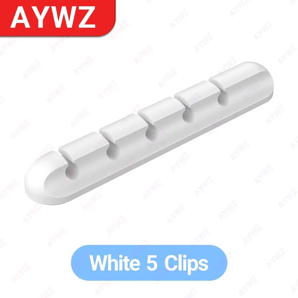 Universele Kabelclips – Voor Opladers, USB’s en Audiokabels