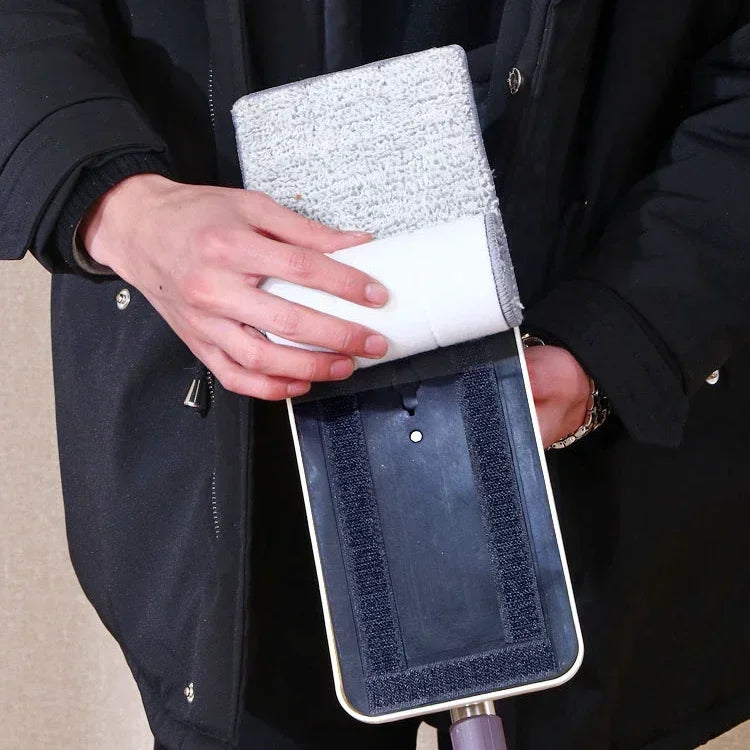 Microvezel Vervangende Mopdoek – Platte Mopkop voor Efficiënte Vloerreiniging in Huis en Keuken