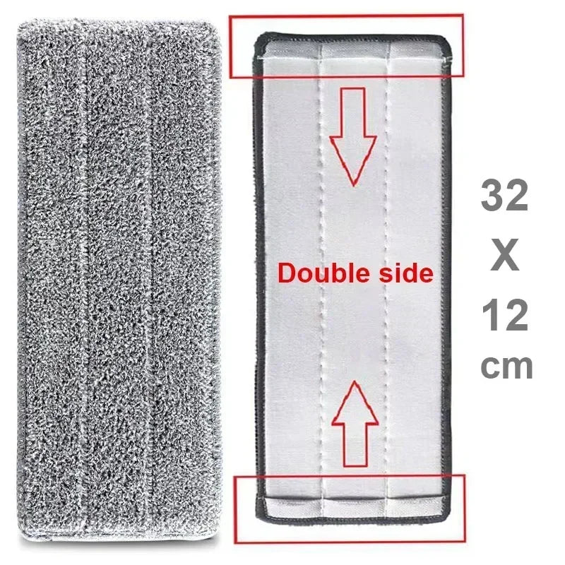 Microvezel Vervangende Mopdoek – Platte Mopkop voor Efficiënte Vloerreiniging in Huis en Keuken